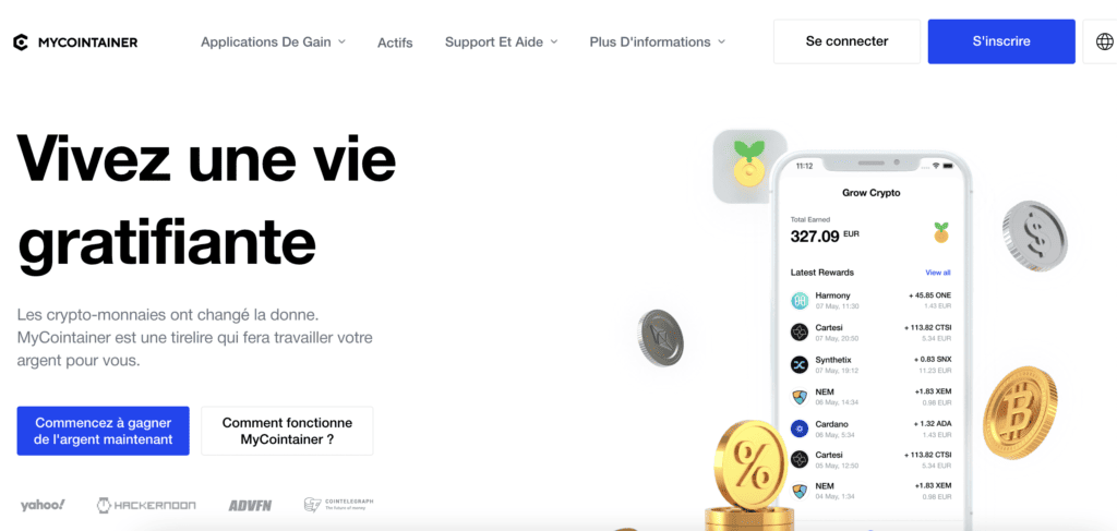 avis mycontainer staking